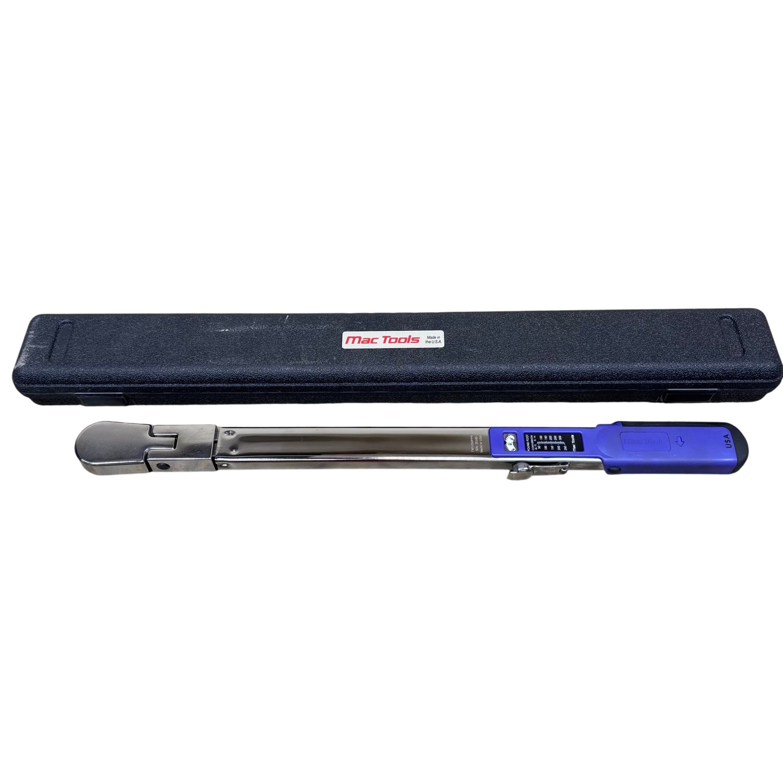 Mac Tools TWV250PPR 50-250 lb-ft 1/2 in Split Beam Torque Wrench