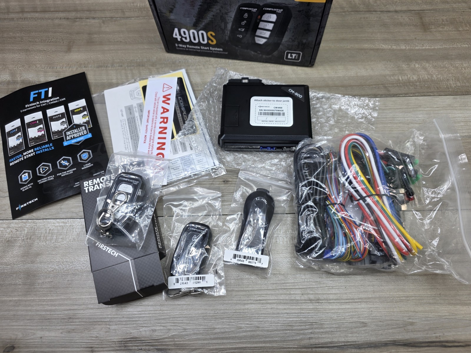 Compustar 4900s 2-way Remote Start System LT series 3000 FT
