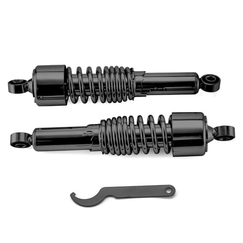 Black 13" Rear Shocks Lowering Kit Preload Adjustable Compatible 13" Black