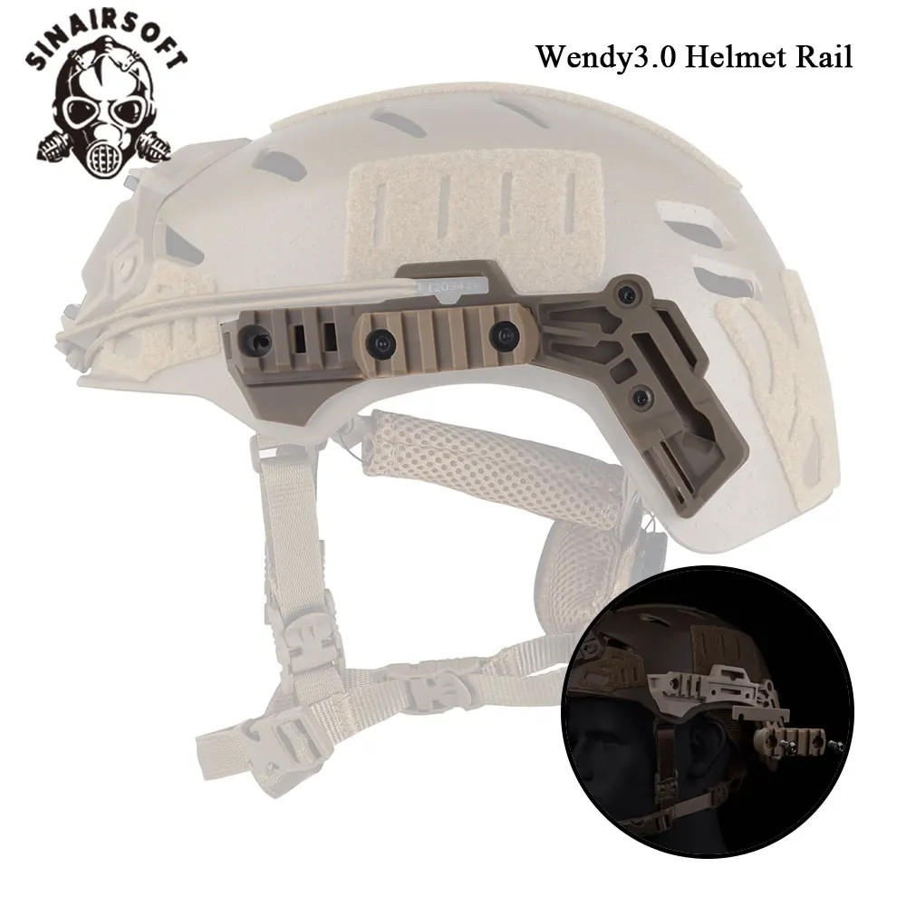 Wendy 3.0 Tactical Helmet Rail Side Guide Rail Team M-LOK FAST Helmet Mount Rail