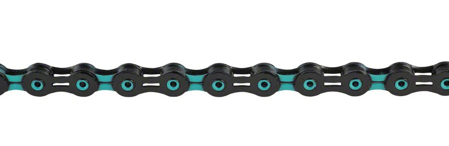 KMC DLC 11 Chain - 11-Speed 118 Links Black/Celeste