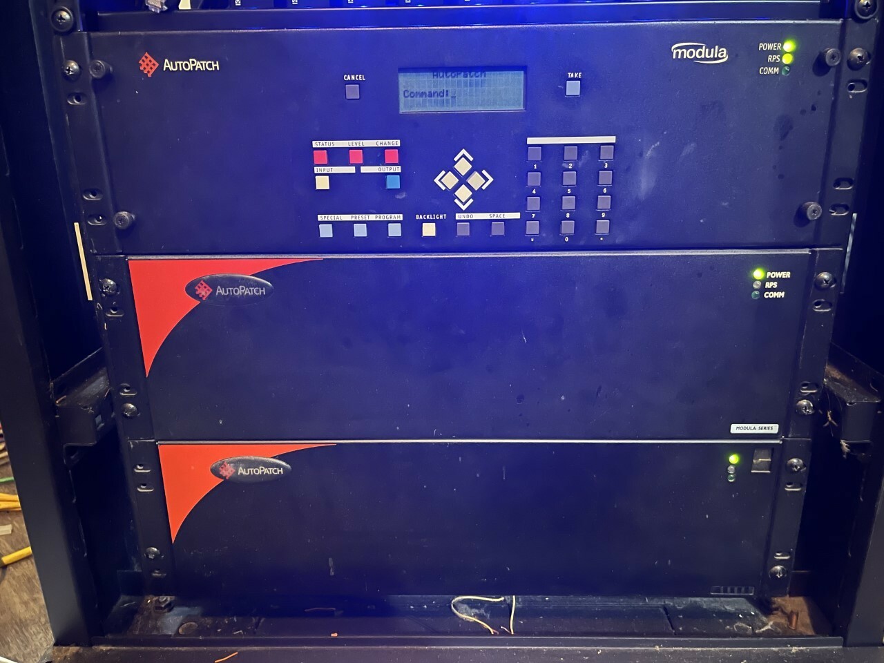 AutoPatch 3RU Modula Series Local Control Panel  Module 