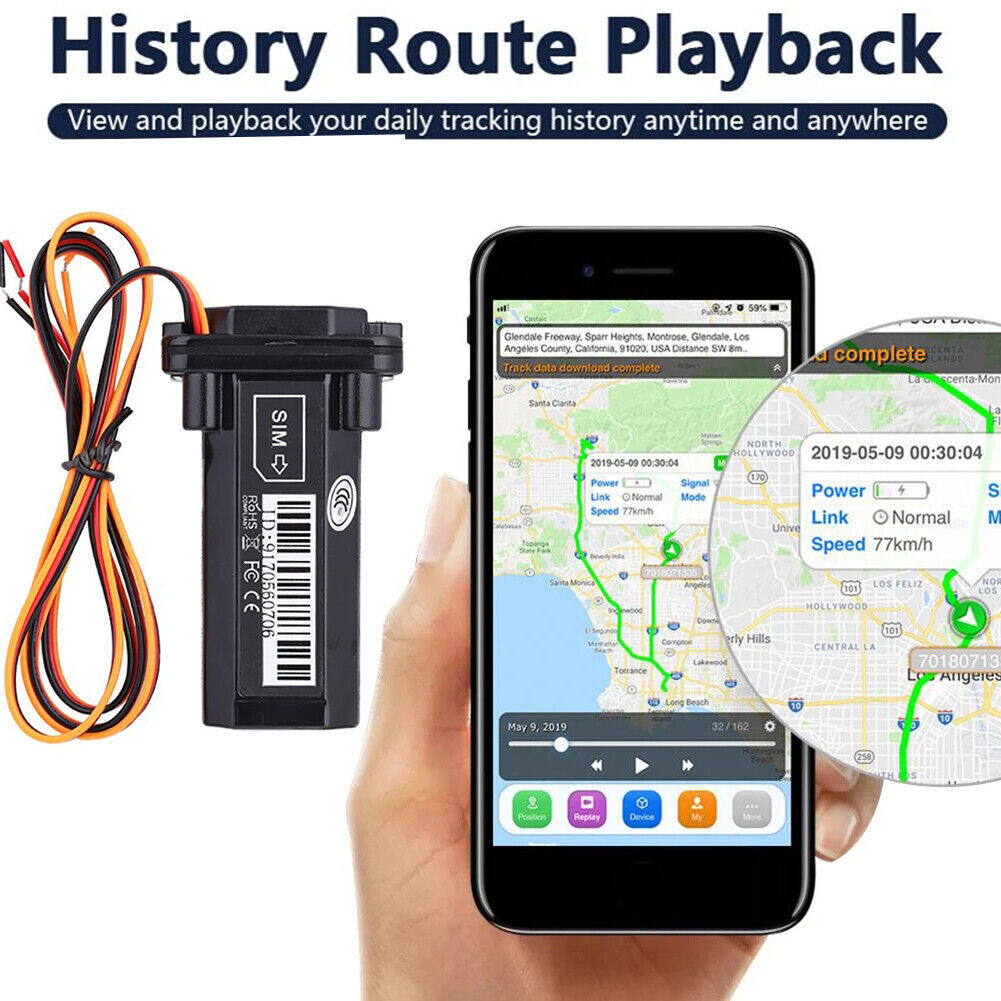 Real-time 2G 4G GPS GPRS GSM Car Motorcycle Anti Theft Tracker Locator Device