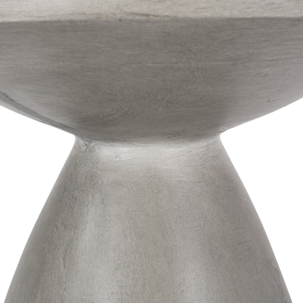 Outdoor Concrete Side Table Lightweight MGO End Table
