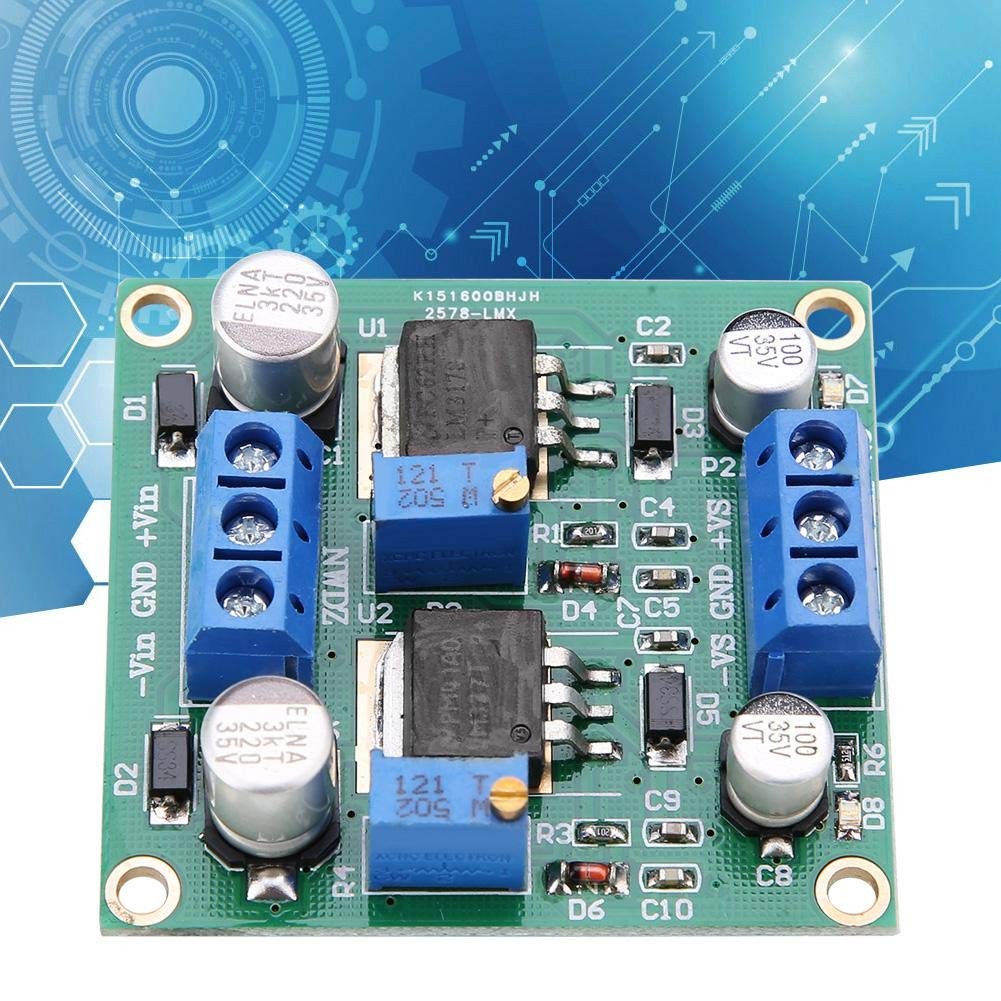 LM317/337 Positive Negative Voltage Stabilizing Power Regulator Module Tool
