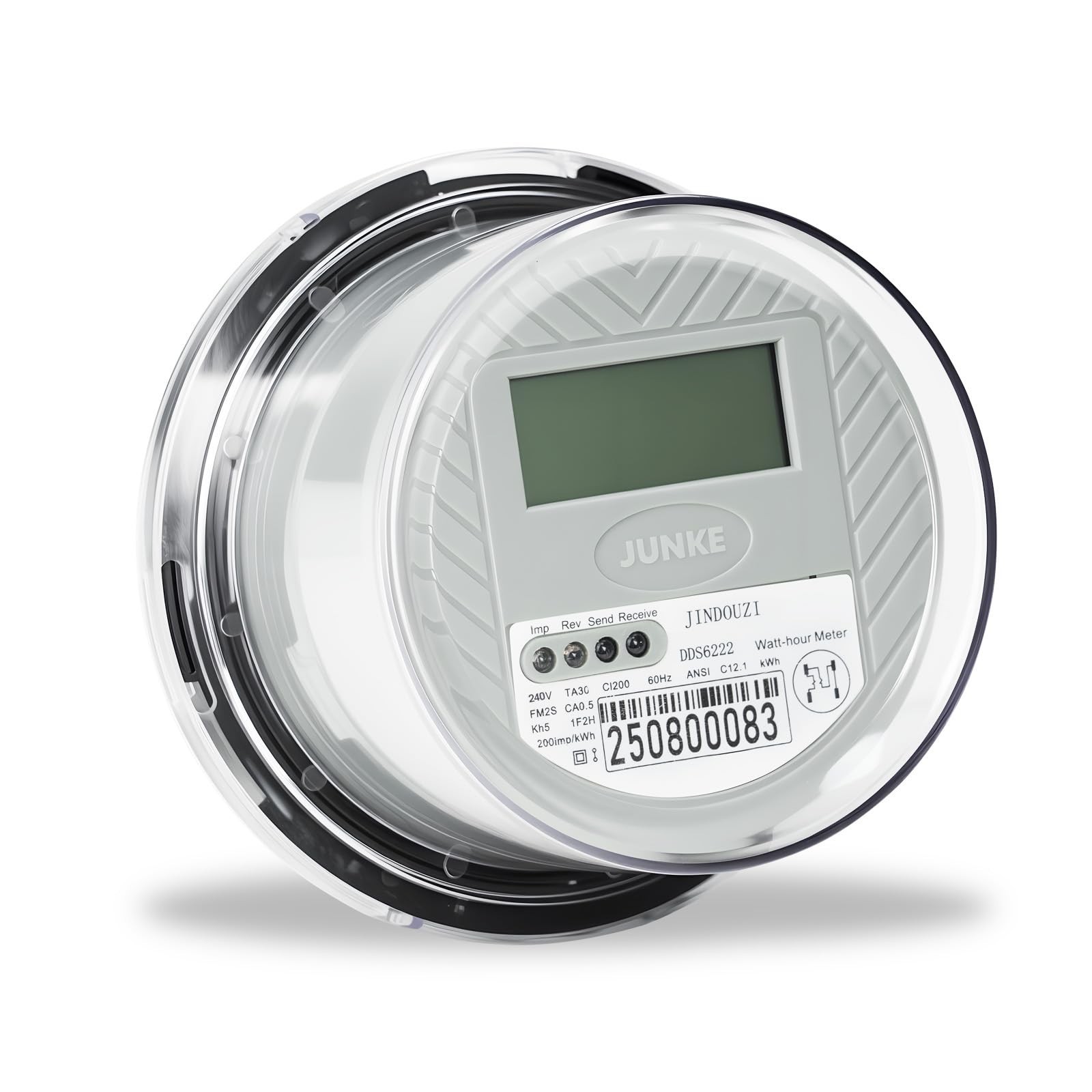 Digital Electric Meter,240V 2 Wire KWH Meter,Watt Meter, Used for RV and Home...