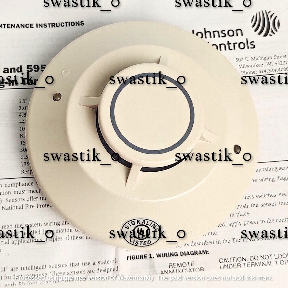 Johnson Control Thermal Heat Fire Detector 5951RJ Temperature Sensor Detector