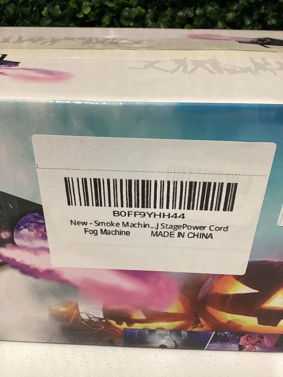 Fog Machine with Colorful Light Effects