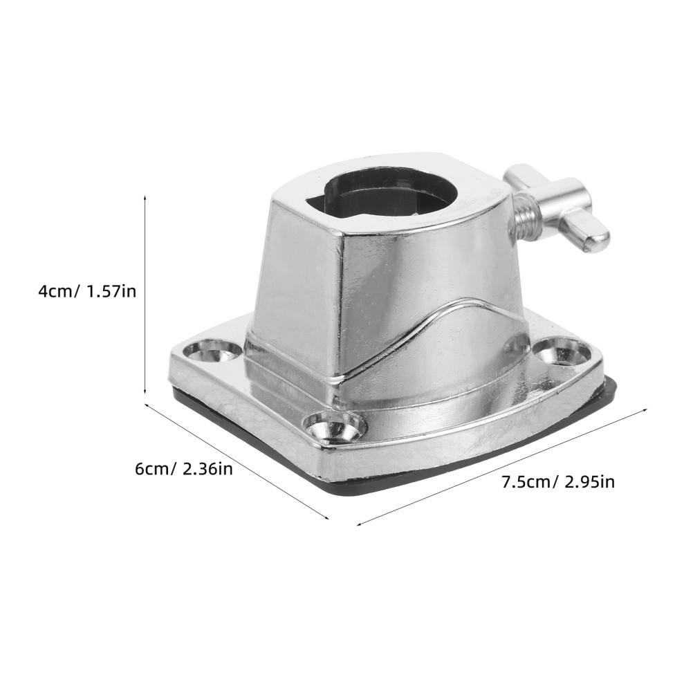 2pcs Drum Leg Base Mount - Floor Tom Rack Clamp Leg Bracket Replacement for