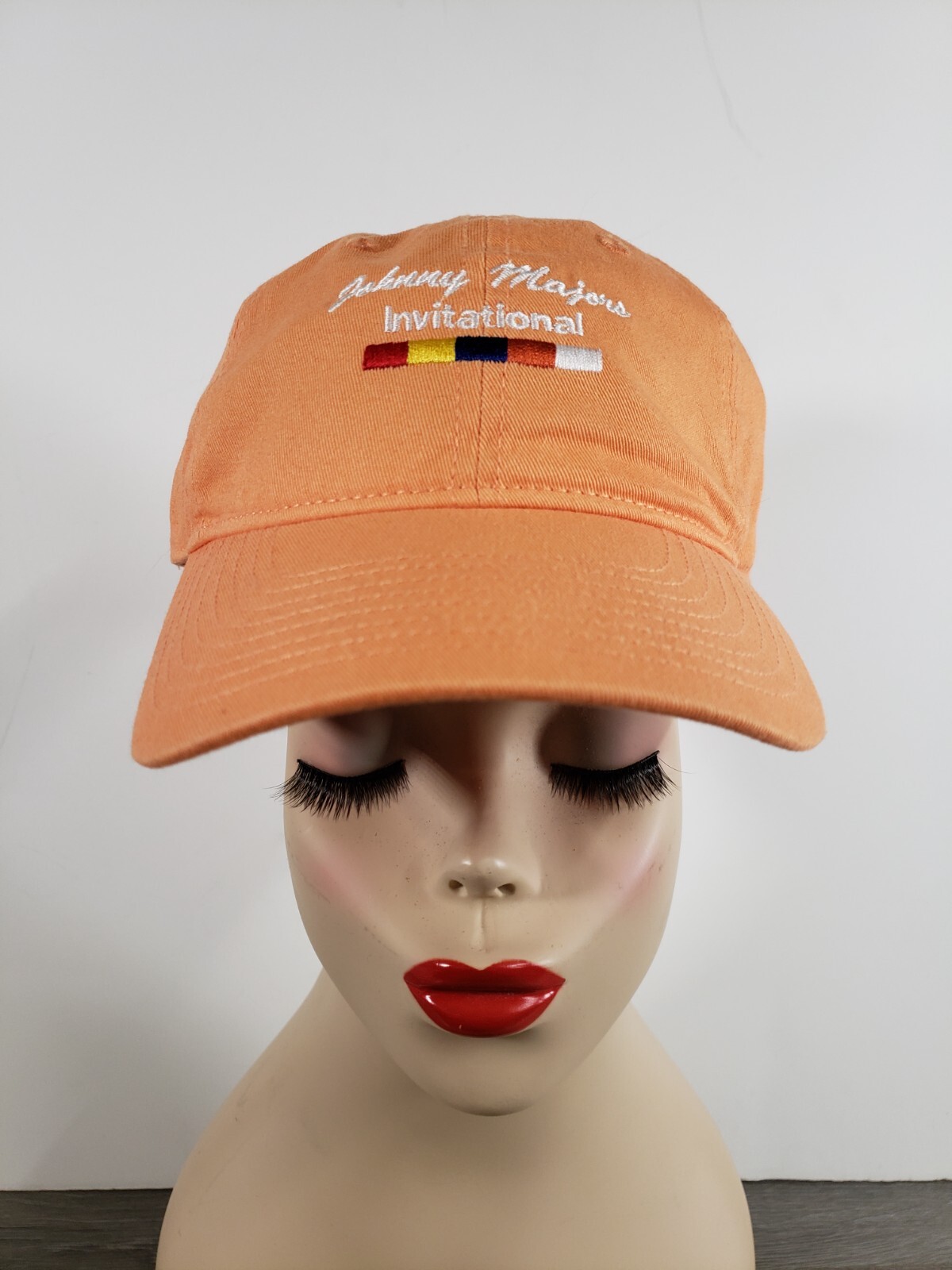 NWT Johnny Majors Invitational Golf ORANGE Hat CAP ADJUSTABLE GEAR FOR SPORTS