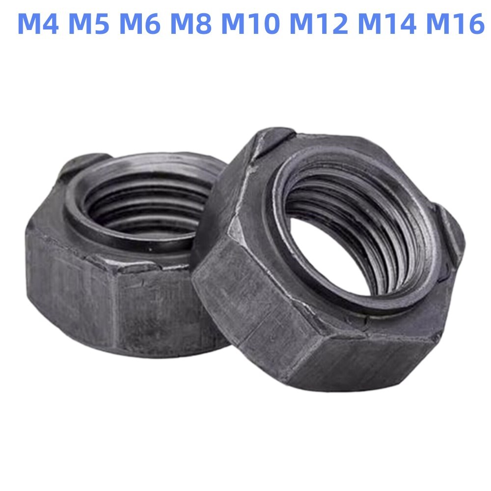 2/5/20/50pcs M4-M16 Carbon Steel Hexagon Hex Stud Spot Weld Nut Point Nut