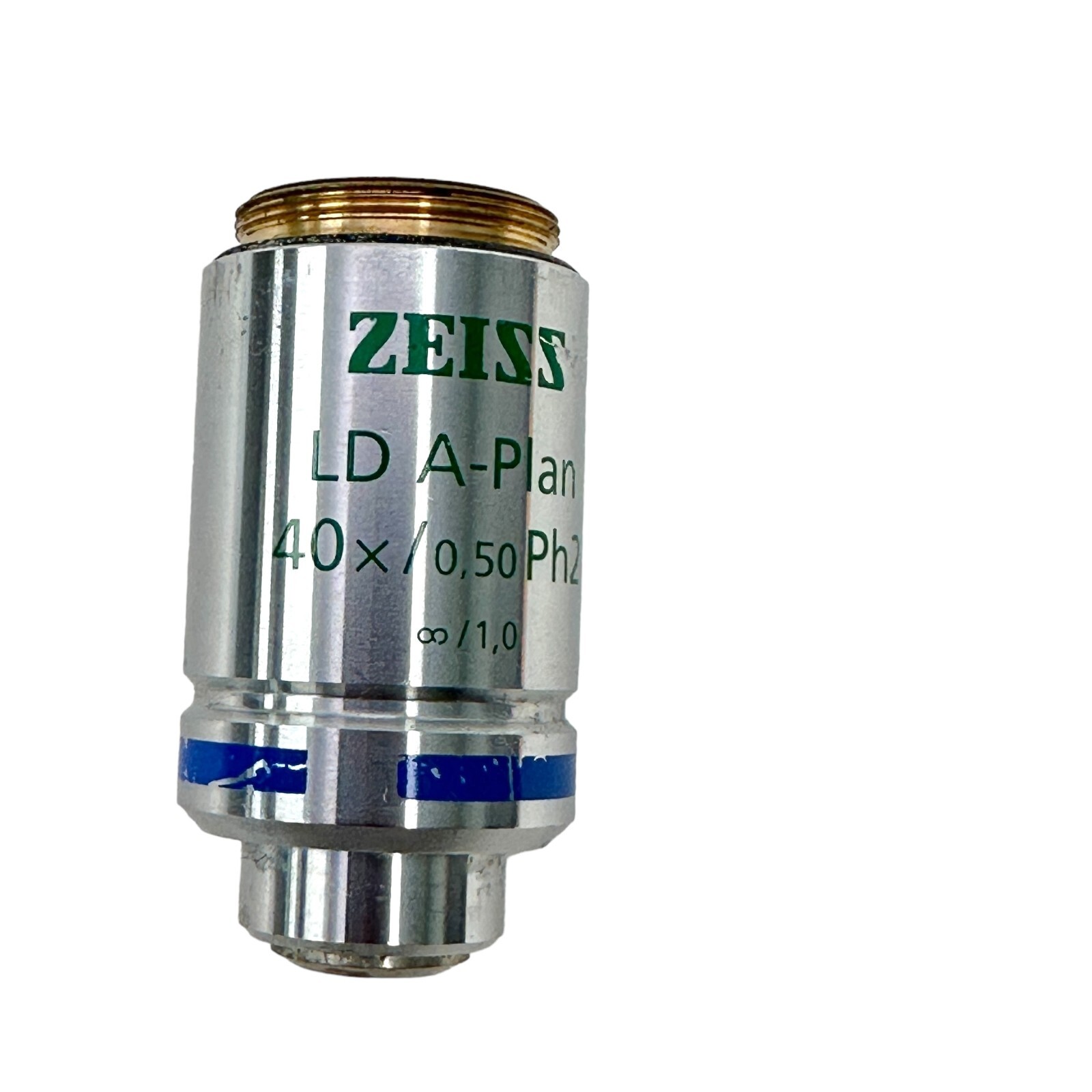 Zeiss 1006-595 LD A-Plan 40x/0.50 ∞/1.0 Ph2 Microscope Objective Lens