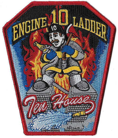 New York City  Engine 10 Ladder 10 - Ten House NEW Fire Patch