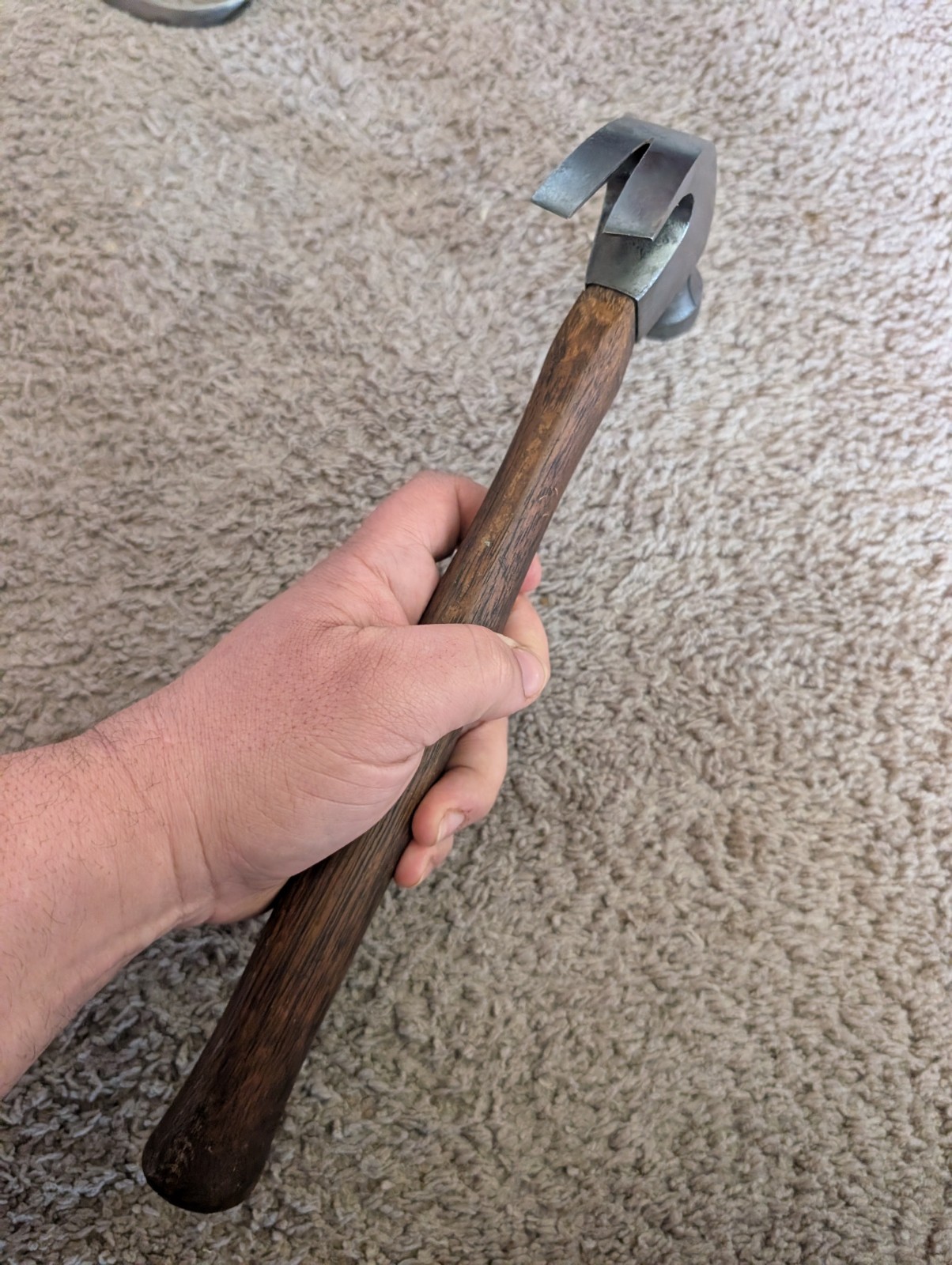 Vintage Stanley 101 20-OZ Wood Handle Claw Hammer
