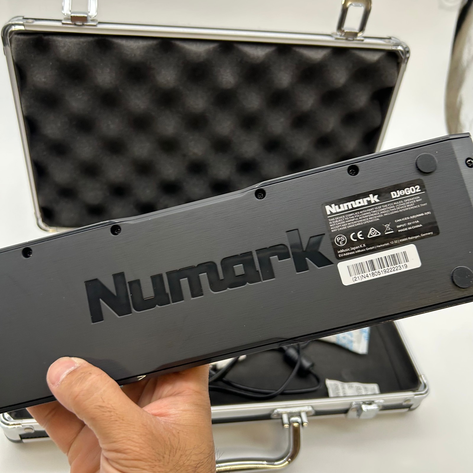 Numark DJ2GO2 2-Channel Pocket Audio Interface DJ Controller with Hard Case