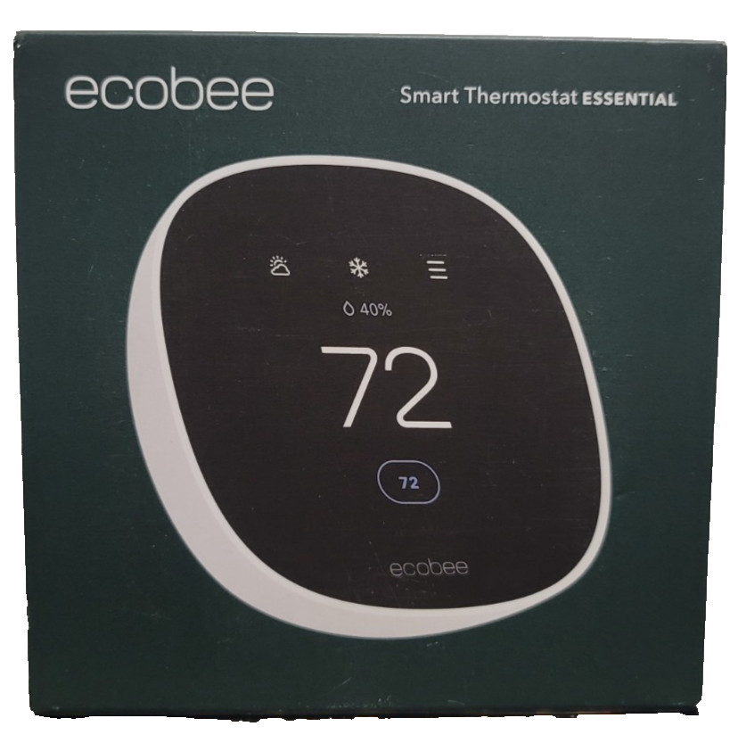 ecobee Smart Thermostat ESSENTIAL -EB-STATE7-01 NEW FREE/FAST SHIP