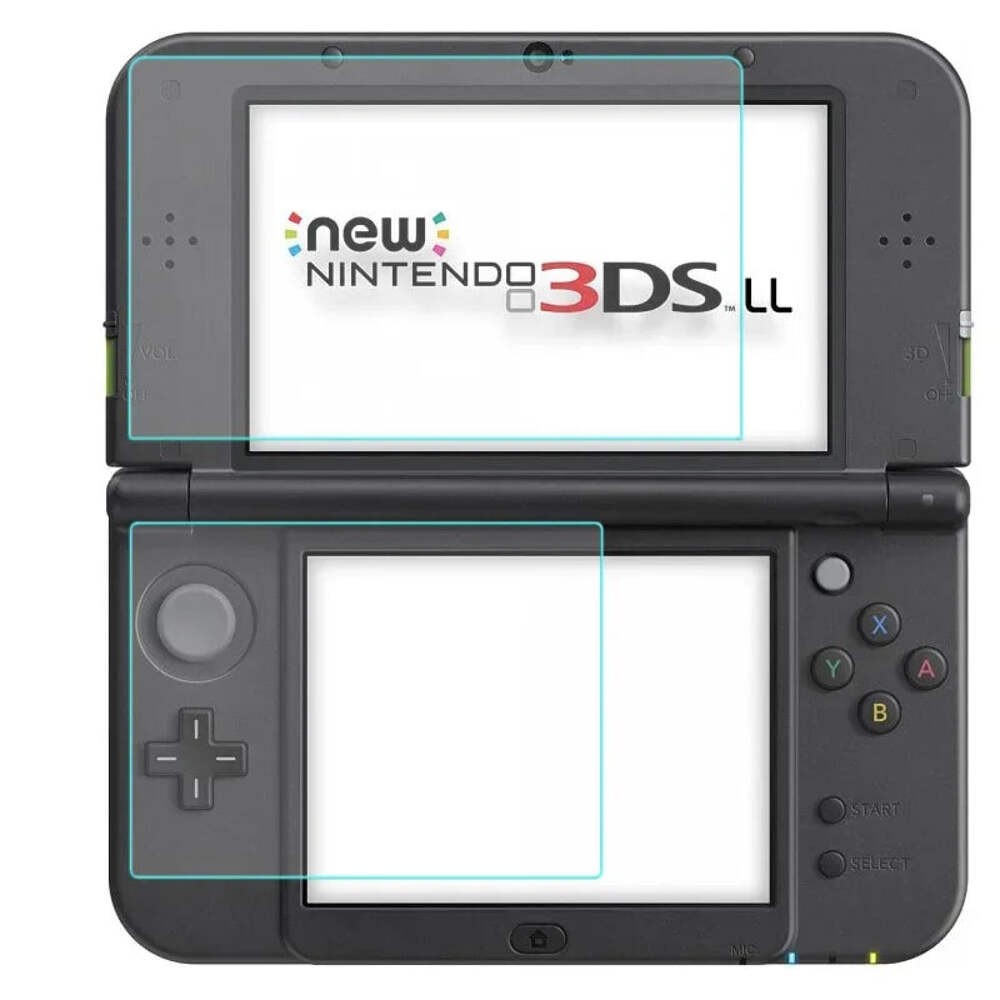 2-Pack Tempered Glass Screen Protector for Nintendo New 3DS XL / LL – Premium Pr