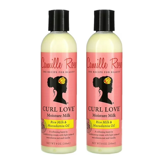 Camille Rose Curl Love Moisture Milk Leave-In Conditioner for Curly Hair 8 fl oz