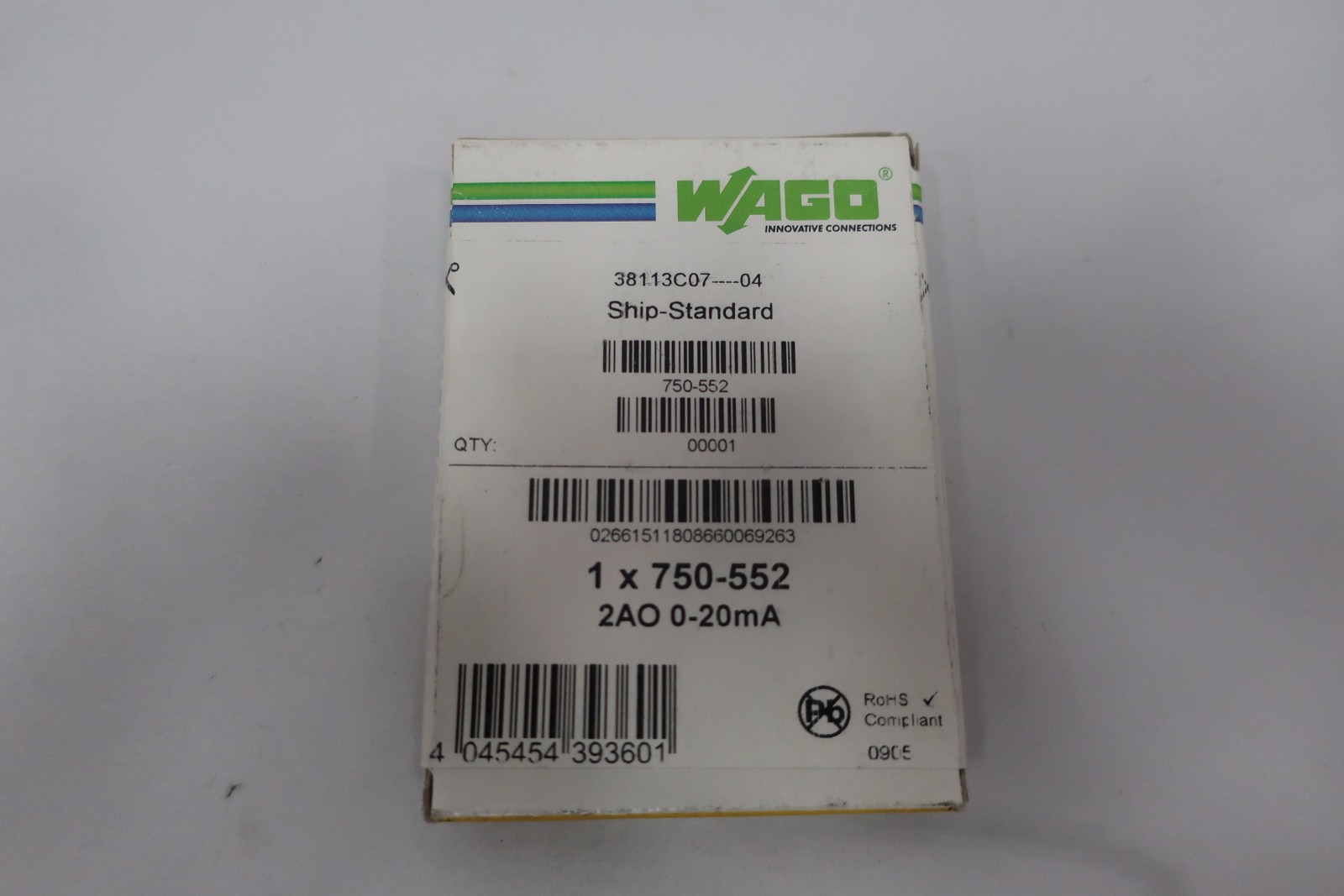 Wago 750-552 Analog Output Module