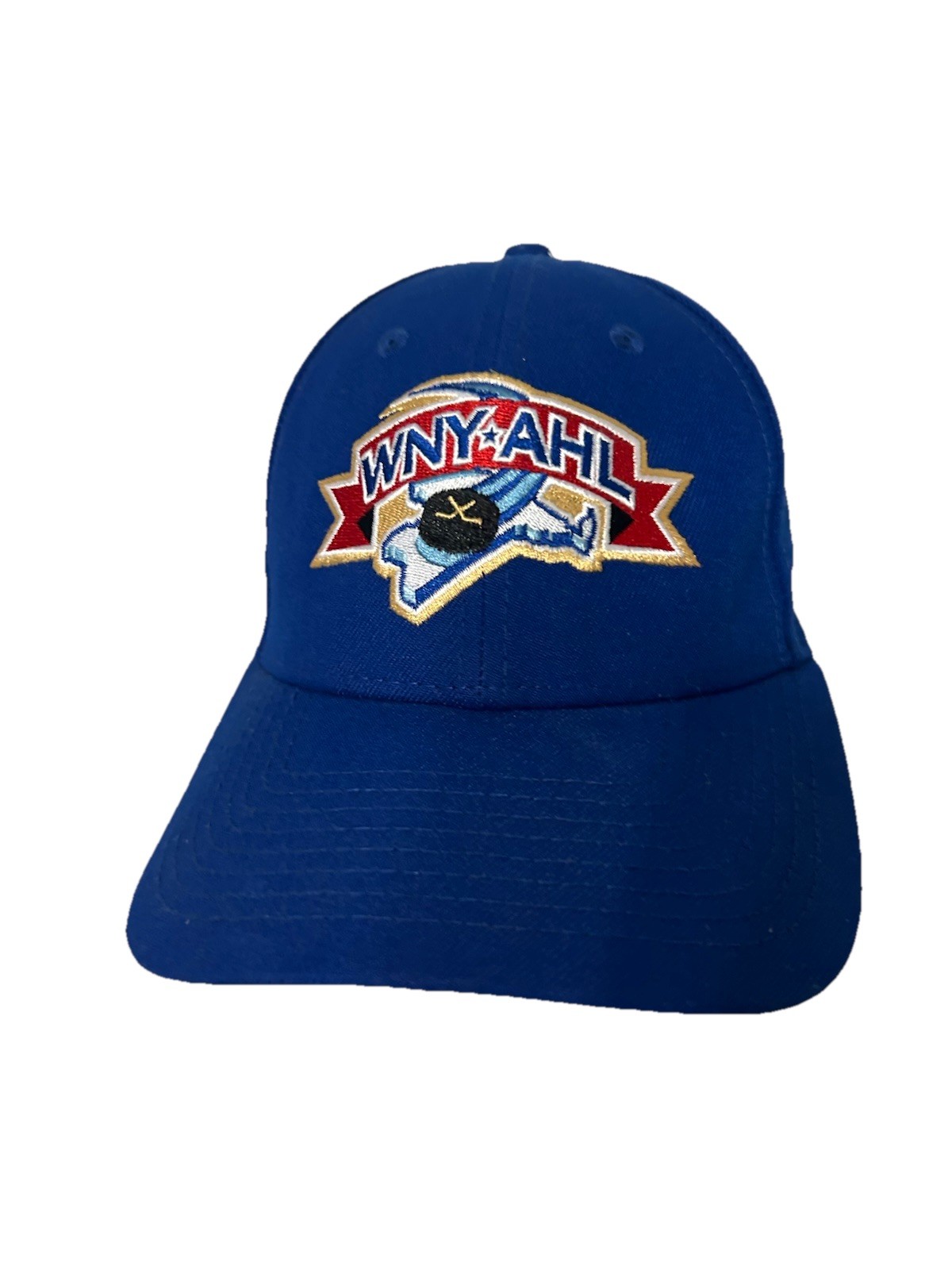 NEW ERA 9FORTY WNY AHL Embroidery Baseball Cap Hat Blue Adult Adjustable - NWOT