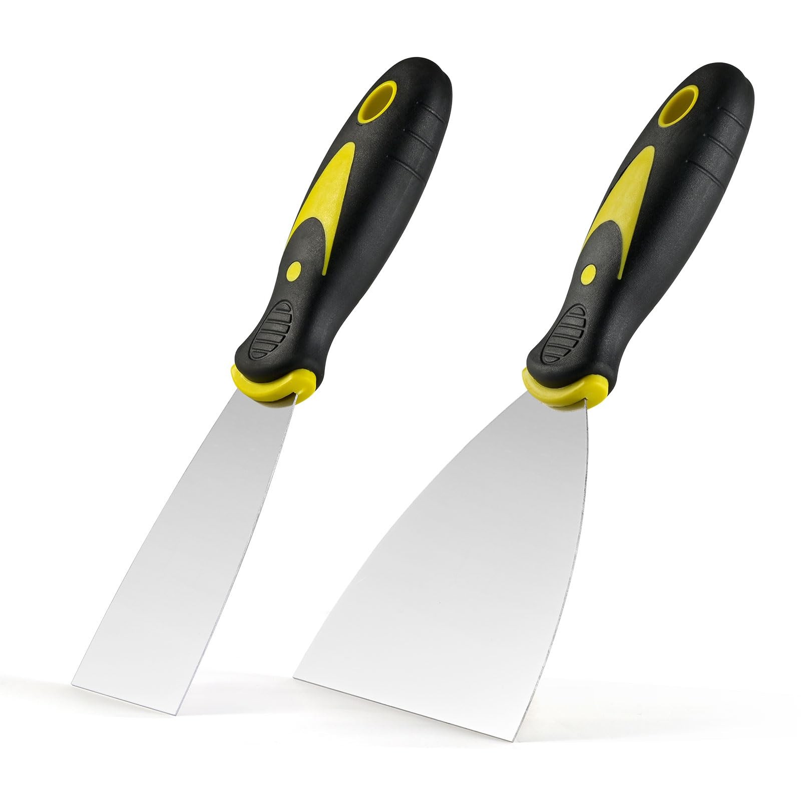 Putty Knife Set 2 Inch 4 Inch Paint Scraper Spackle Repair Tool Wood Scrapers