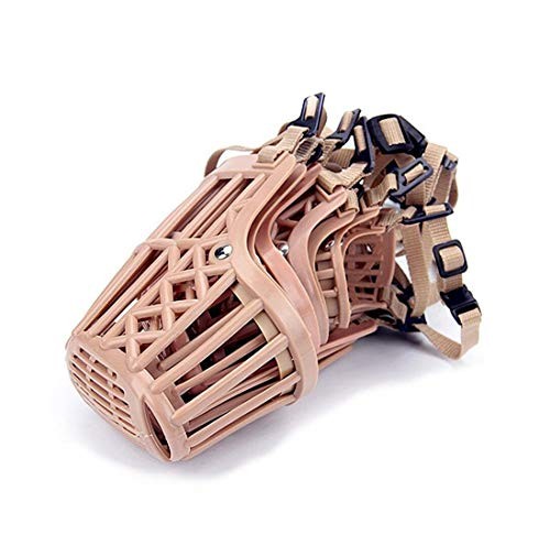7pcs/Set Plastic Dog Muzzle, Anti Bite Adjustable Pet Basket, Dogs Training