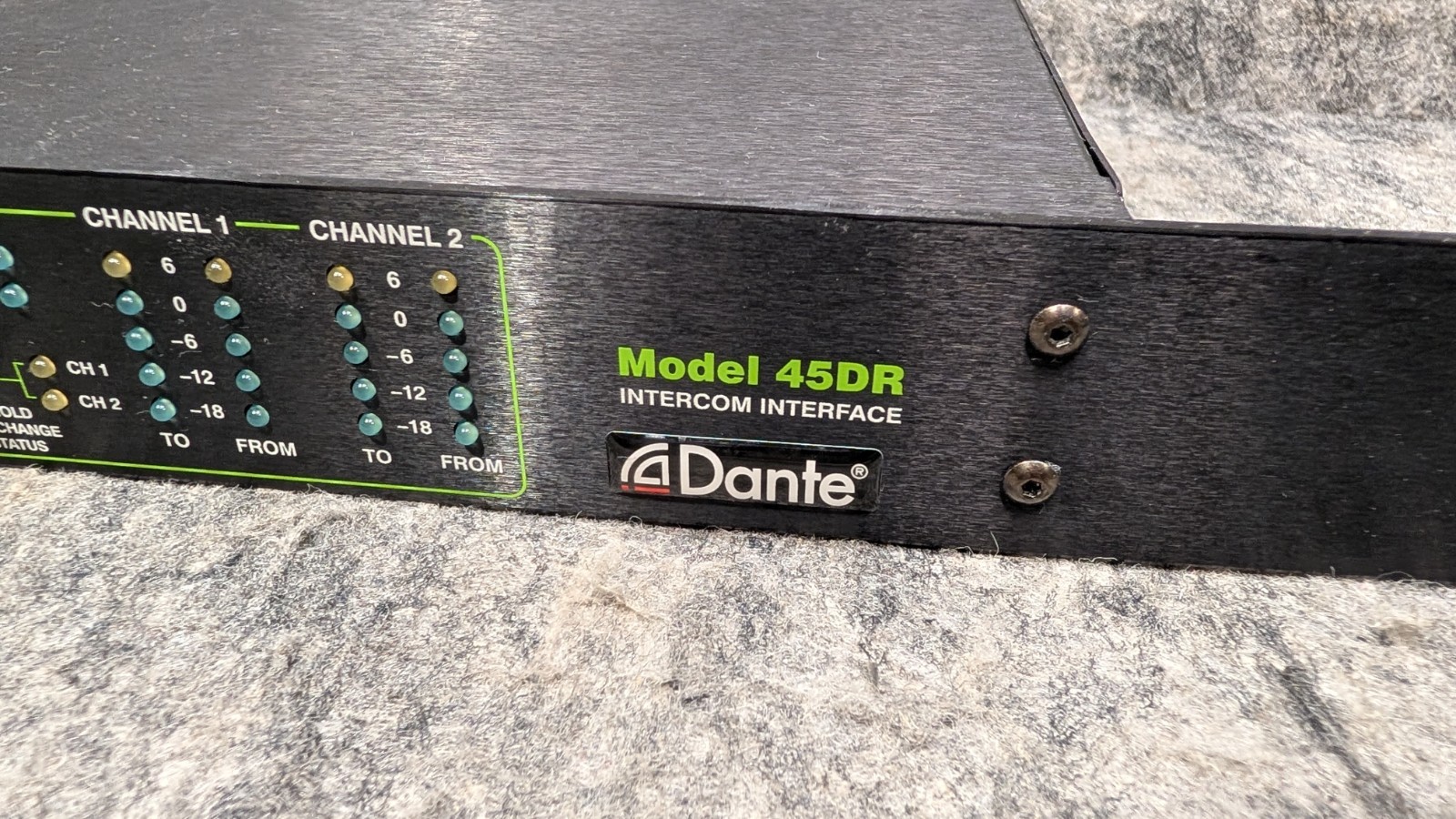 Studio Technologies Model 45DR Dante Intercom Interface with Rack Mount Kit