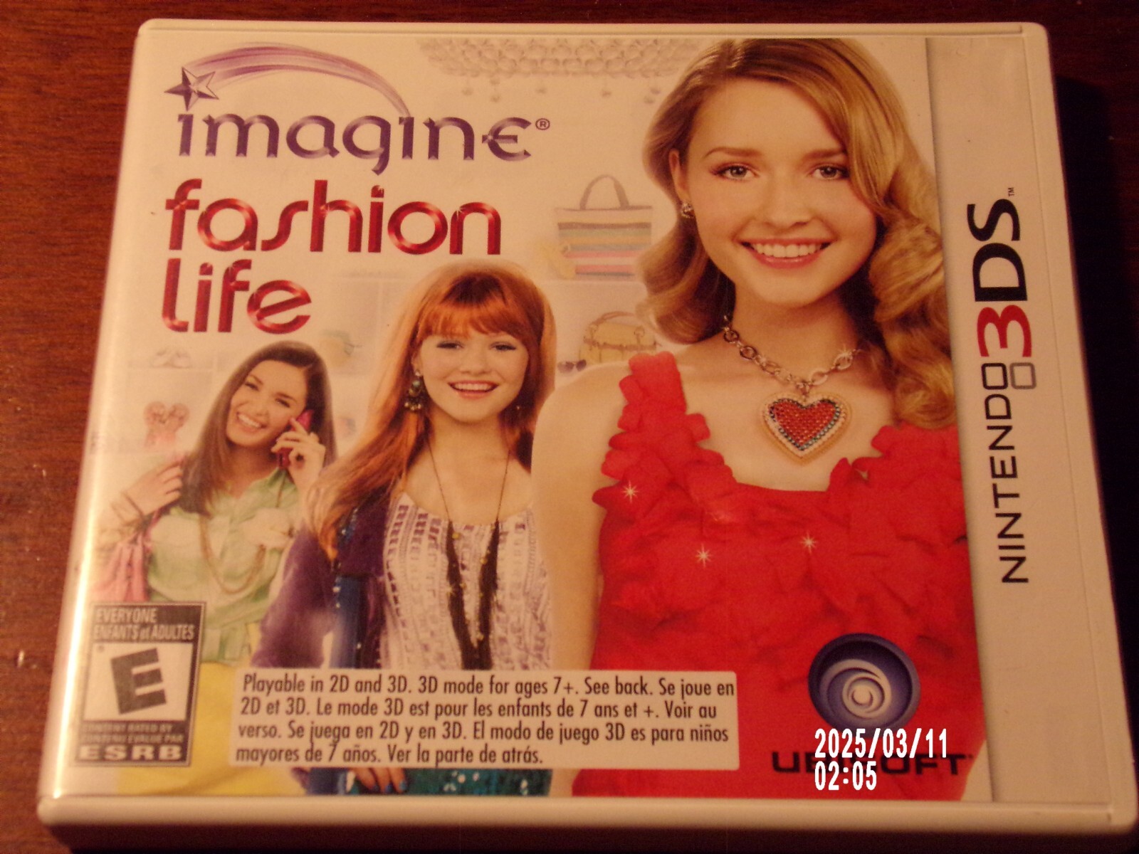 Imagine Fashion Life for Nintendo 3DS CASE ONLY / No Game / Fast Shipping! USA