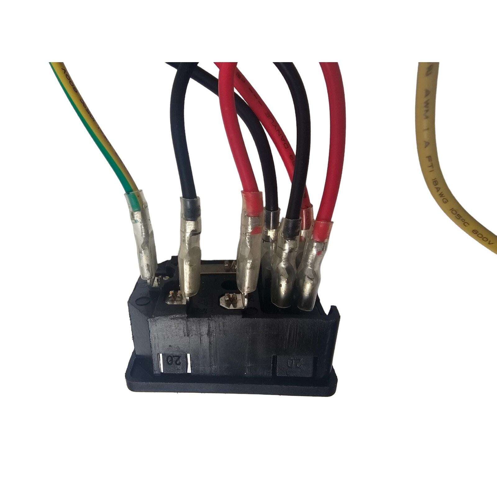 SereneLifeTreadmill 10A 250V Rocker Switch Power Socket Inlet Module U Type Plug