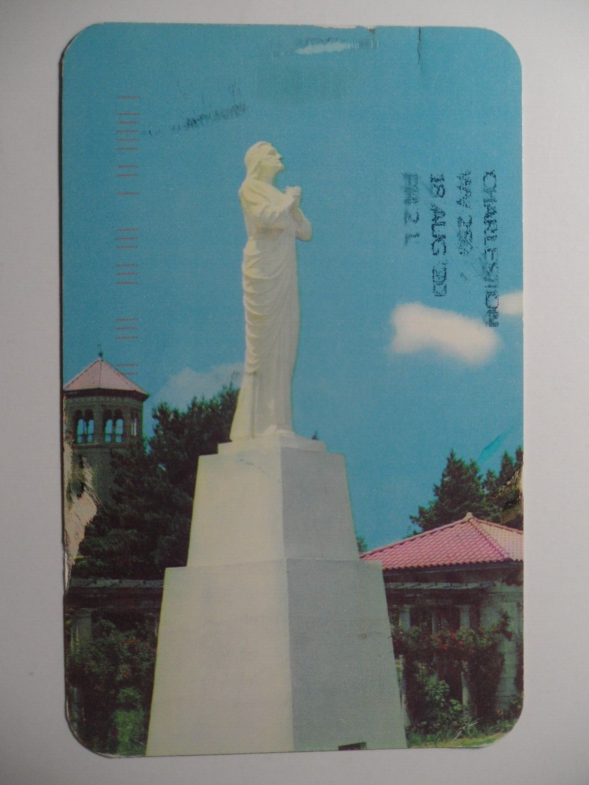 STAMPMART : USA SWENNANOA VIRGINIA POSTCARD USED TO TEXAS