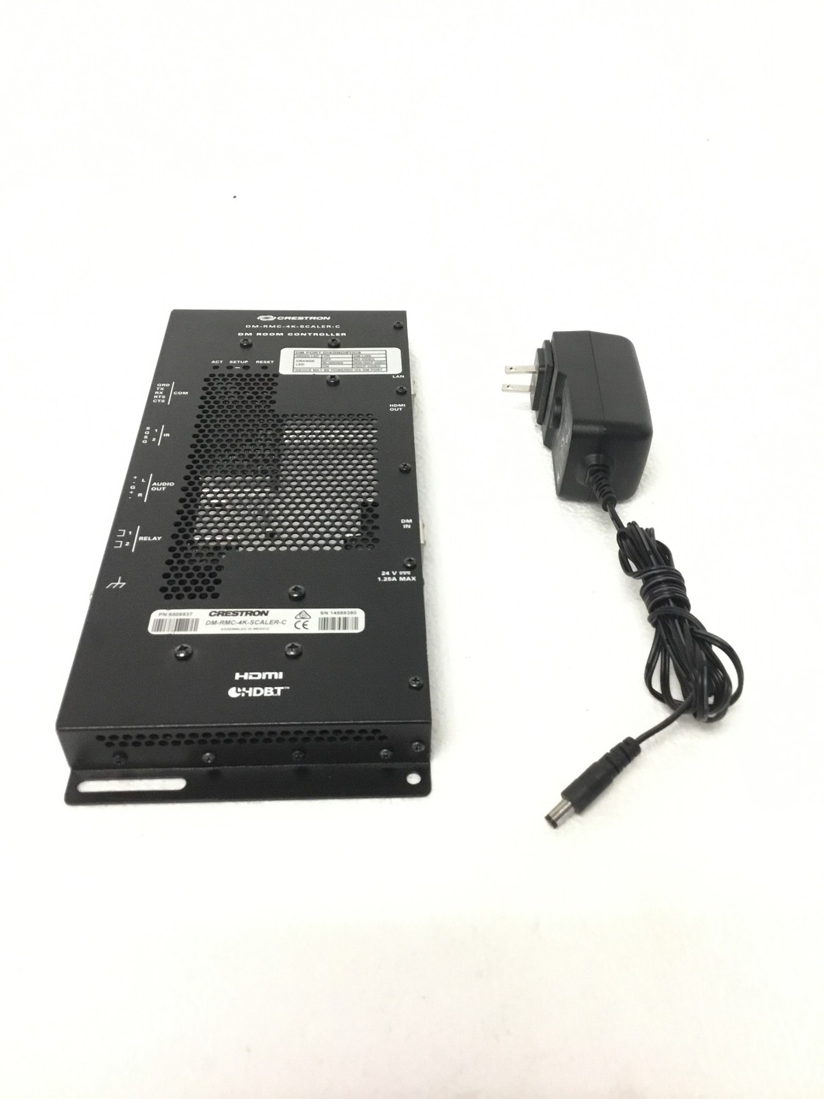 Crestron DM-RMC-4K-SCALER-C DM Room Controller w/ AC Adapter WORKING FREE SHIP