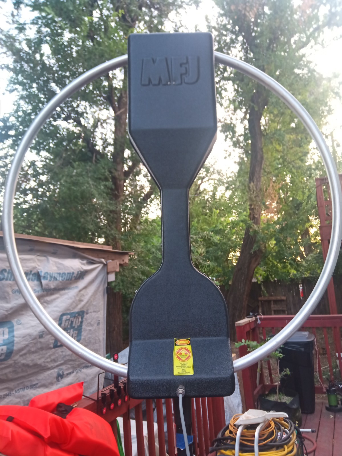 mfj super HI-Q loop antenna & remote