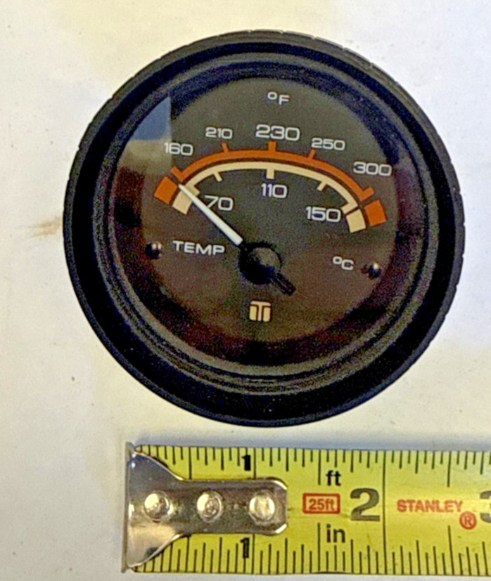 Teleflex 50760034 3691 Temperature 300 degrees 2" Gauge No Bracket or Nuts Boat