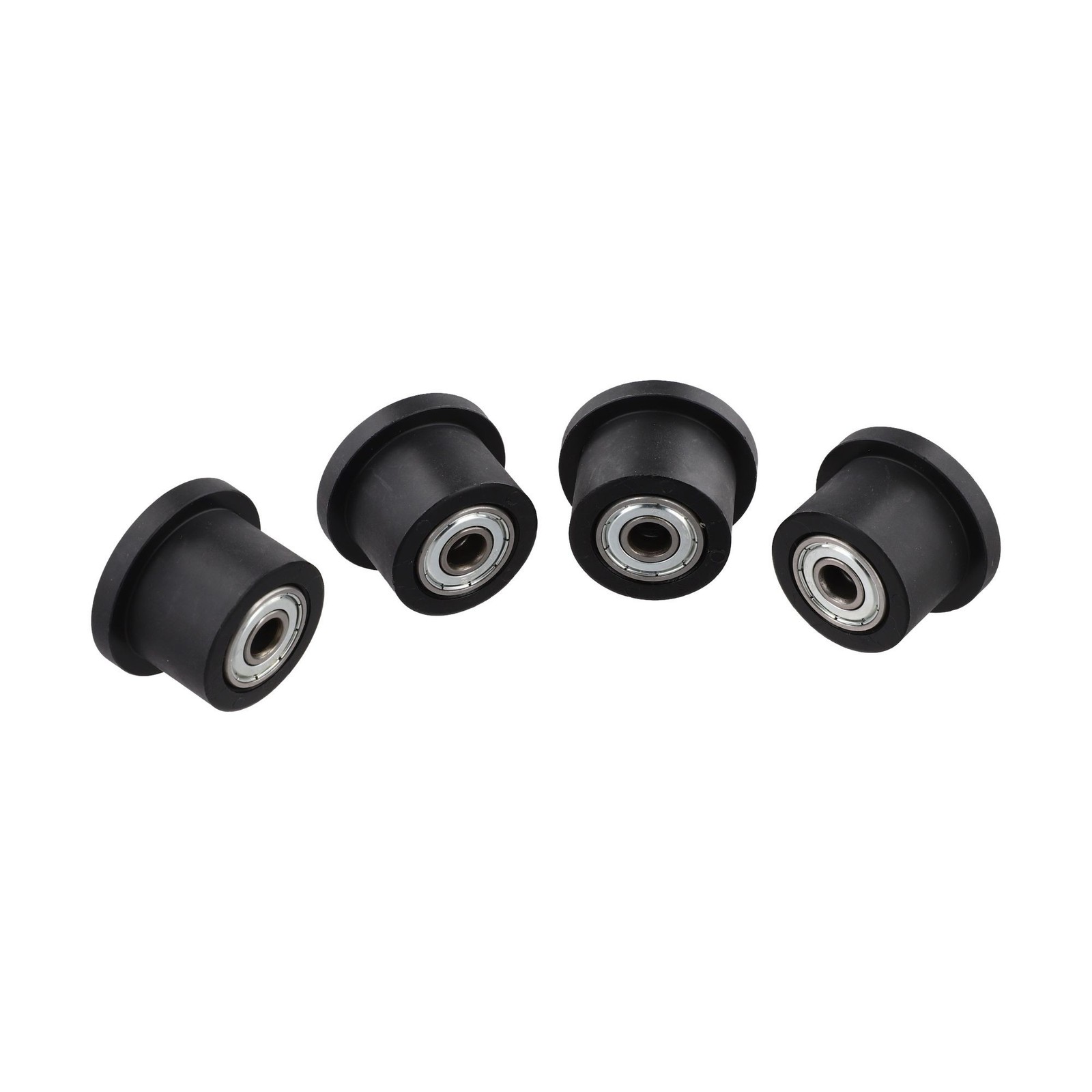 Rowing Machine Seat Roller Wheels 4pcs for High Intensity Training