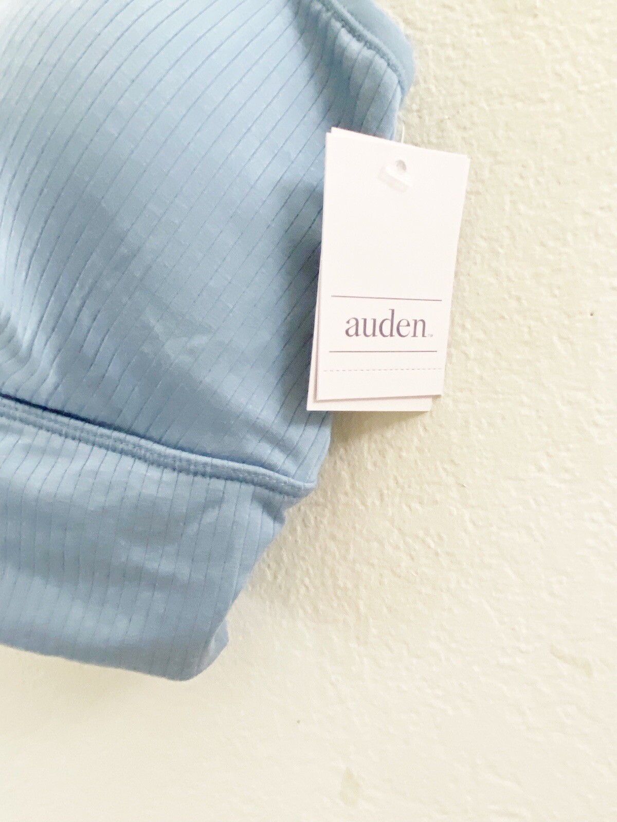 NWT Auden Women's Ribbed Brami, Blue, XL