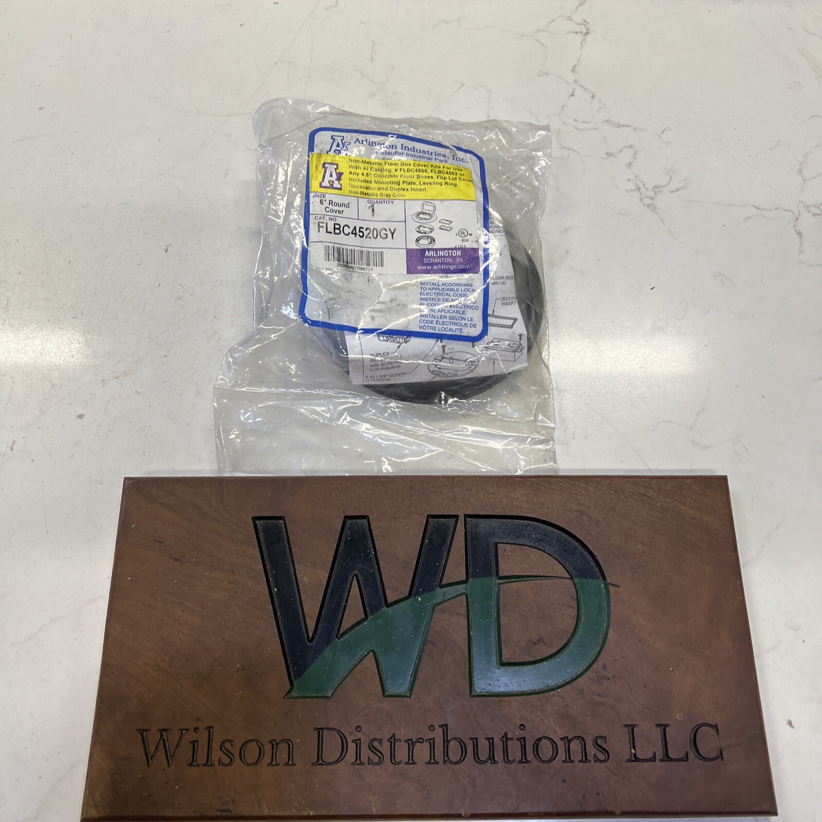 Arlington FLBC4520GY- 6" Floor Cover
