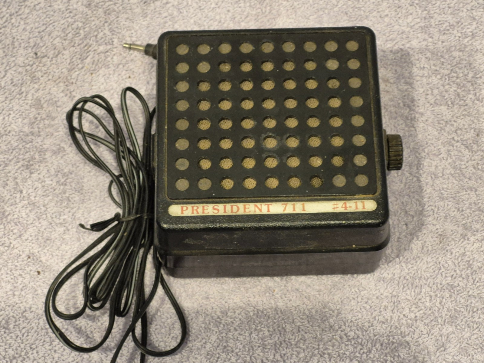 PRESIDENT 711 #4-11 4" CB RADIO EXTERNAL SPEAKER