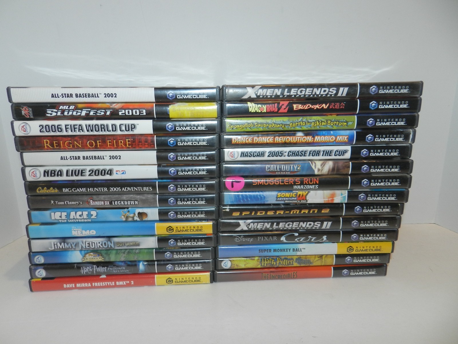 EMPTY Lot of 29 OEM Nintendo Gamecube Cases NO GAMES Mario X-Men Harry Sonic