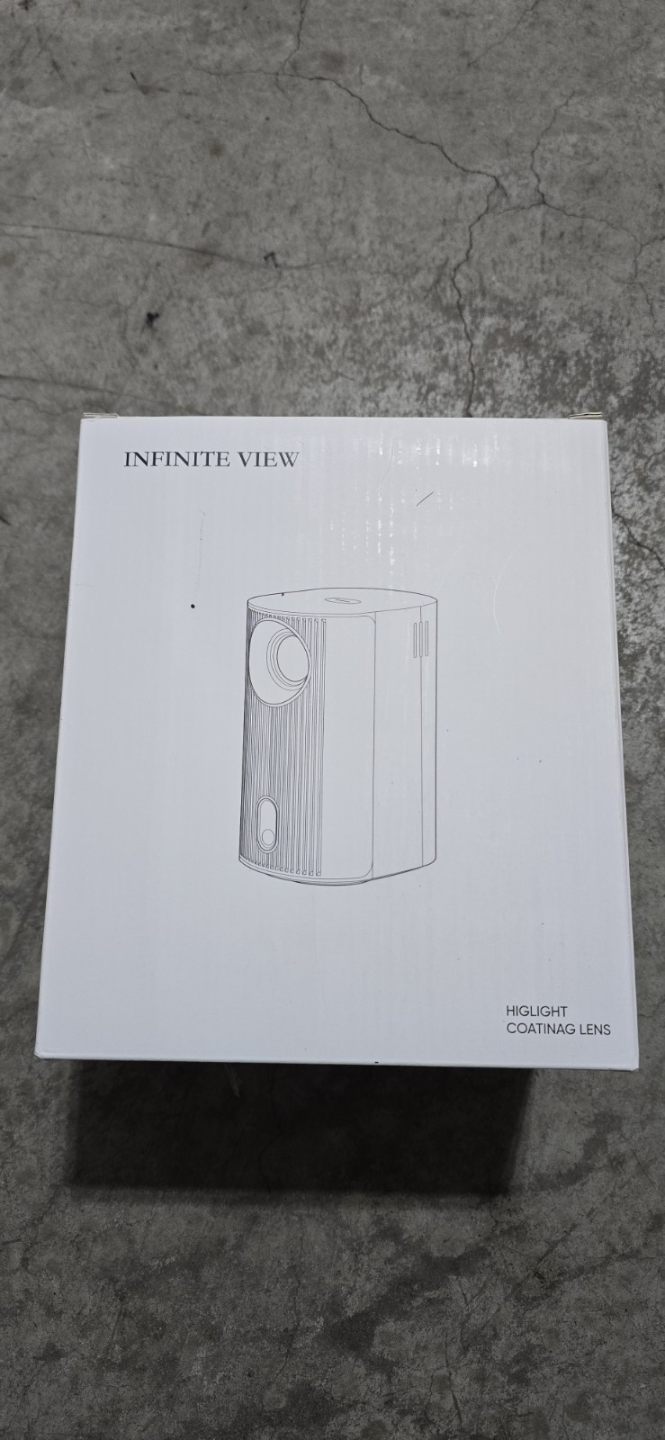 Open Box - Fearwiky Mini Projector with WiFi and Bluetooth, Portable Projector 4