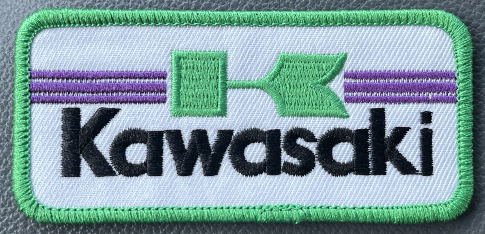 Kawasaki Motorcycle Dirt Bike Off-Road Embroidered Sew-on patch