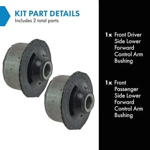 Front Lower Forward Control Arm Vertical Bushing Pair Set 2 for GM Olds Chevy