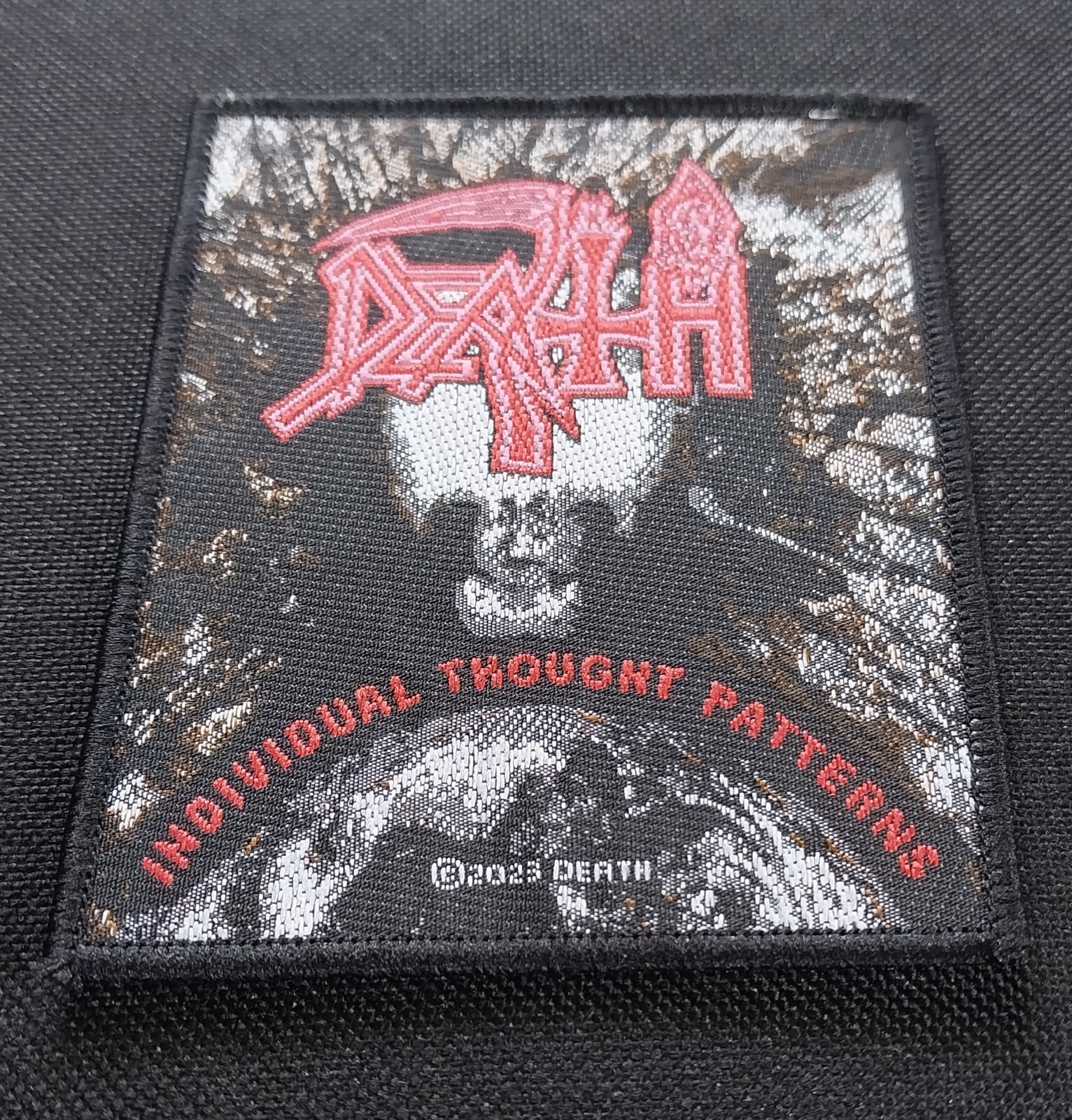 DEATH ~ Individual Thought Patterns LICENSED Woven Band Battle Jacket PATCH