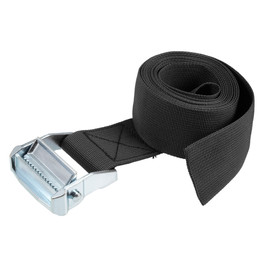 2.5Mx5cm Lashing Strap Cargo Tie Down with Cam Buckle 500Kg Work Load, Black