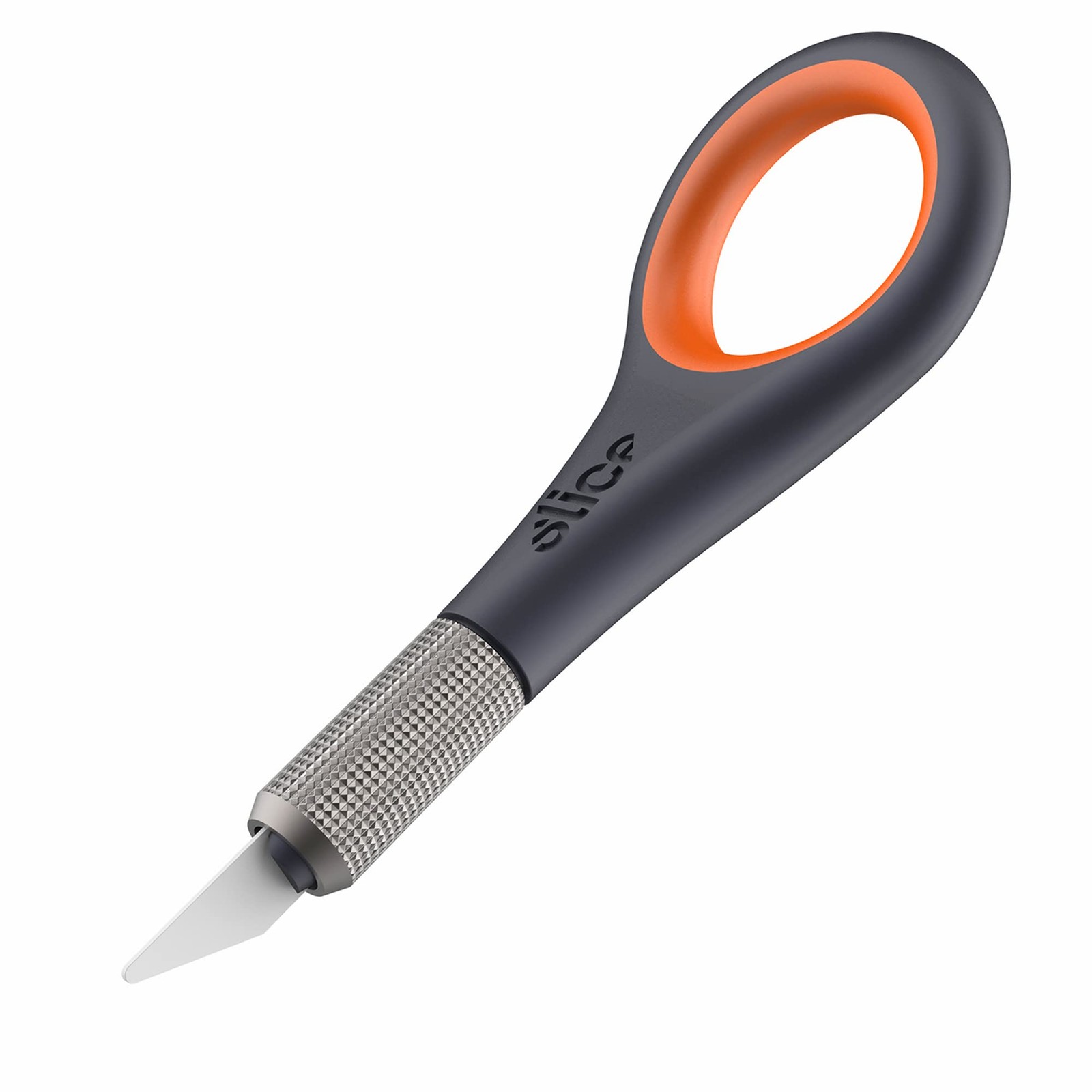 Slice Precision Knife with Unique Handle and Finger Grip, Black (10580)