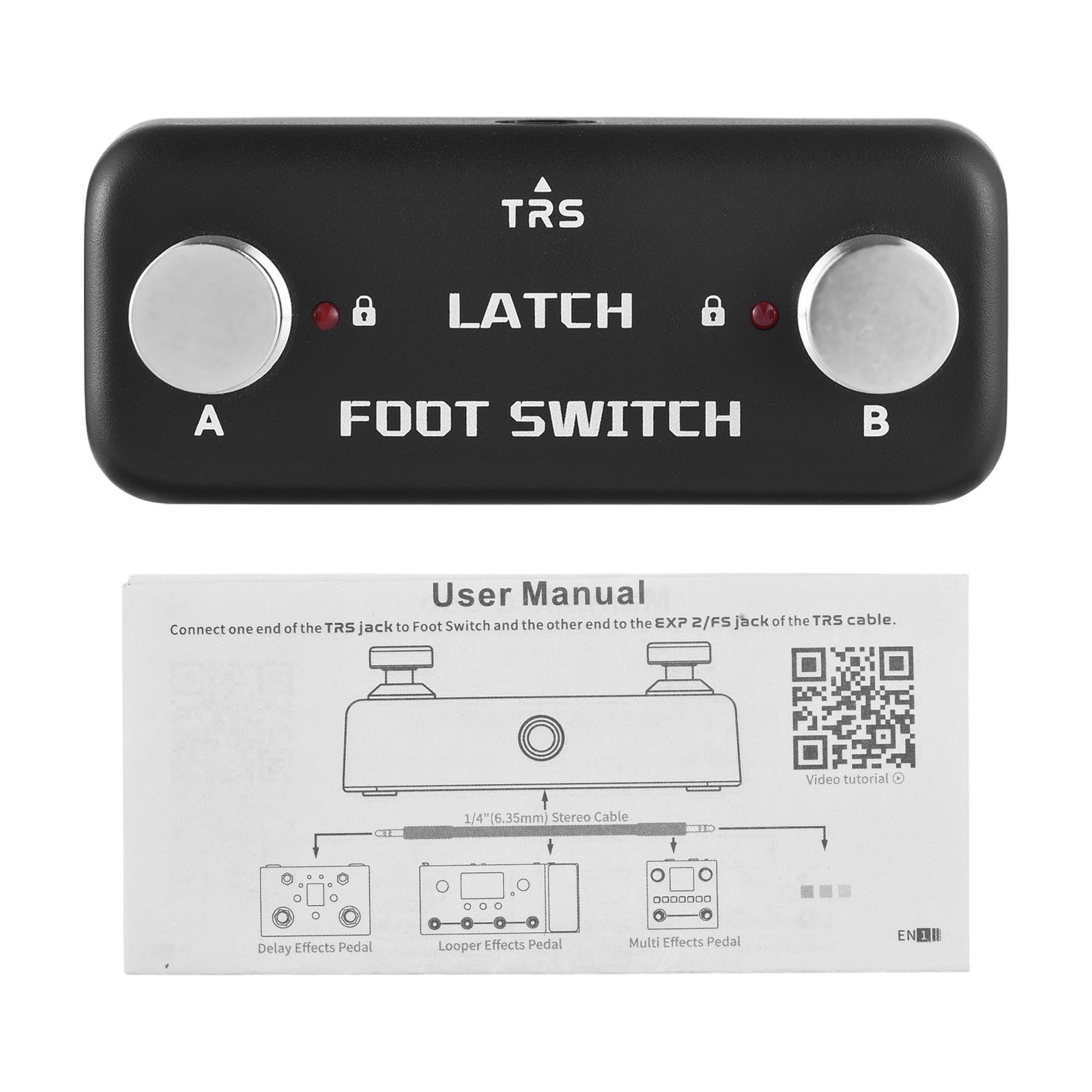 2 Footswitch Pedal Effect Controller Pedal A B Channel Footswitch With HHZL