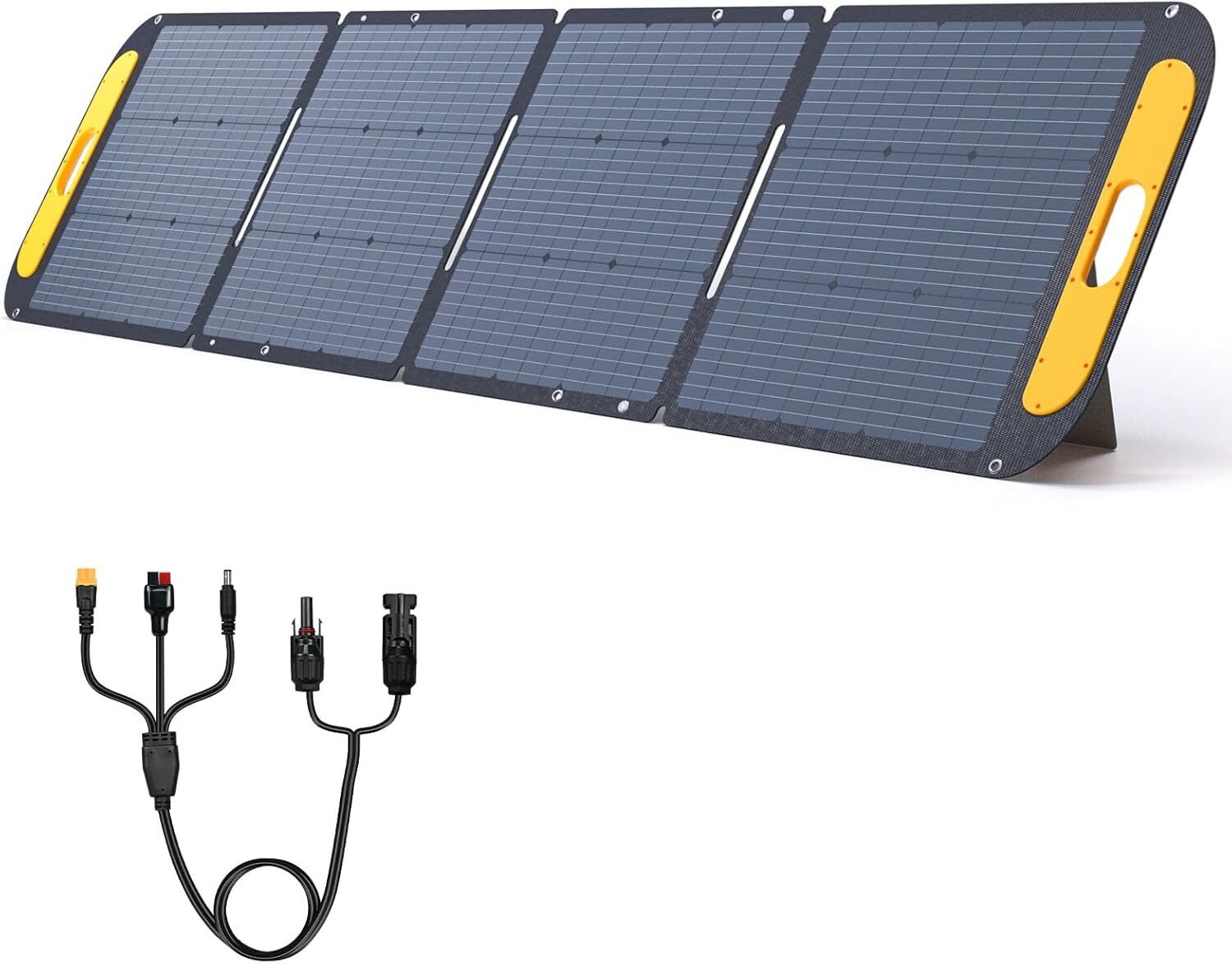 VTOMAN VS200 Portable Solar Panel 200W 19V, 23% Efficiency Foldable Solar  Panel