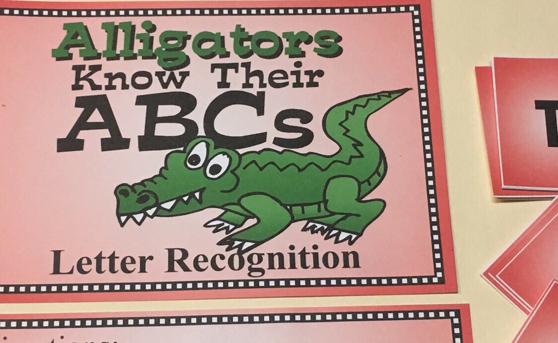 (4) Four Alphabet / Letter File Folder Set - Activity Set - READING