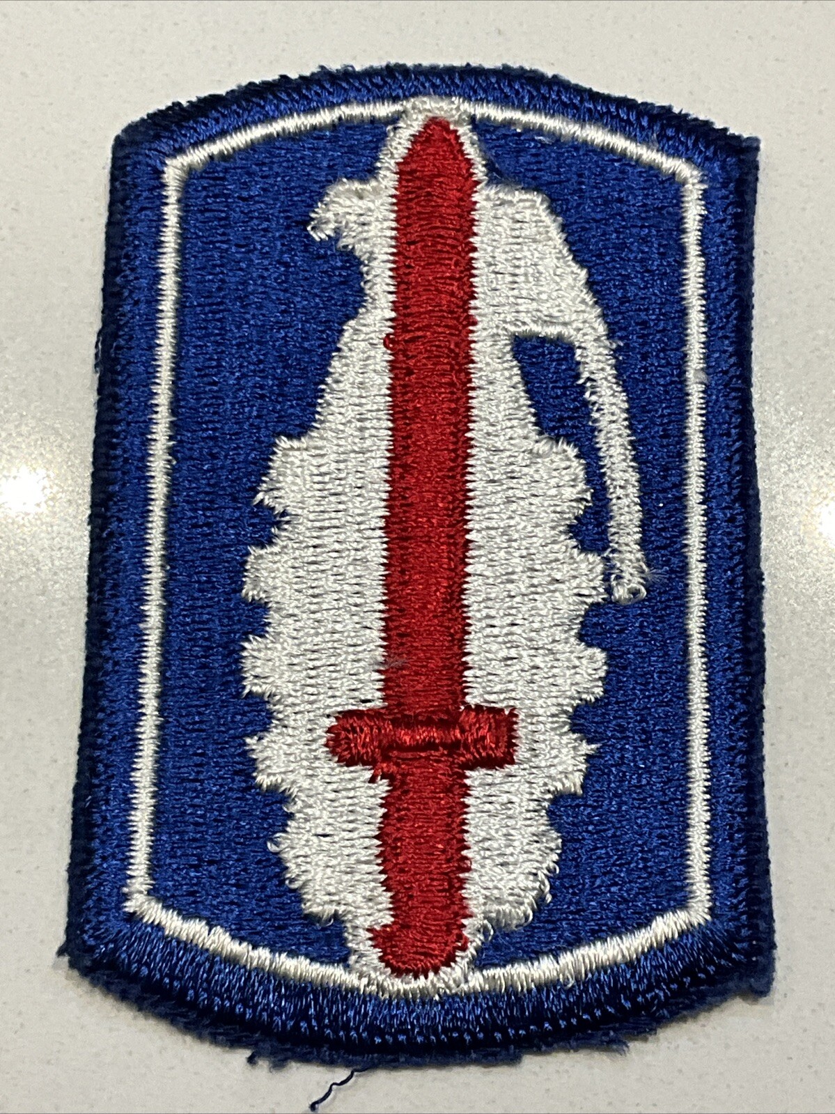 Original Vietnam Era U.S. 191st Infantry Brigade Color Cut Edge Patch