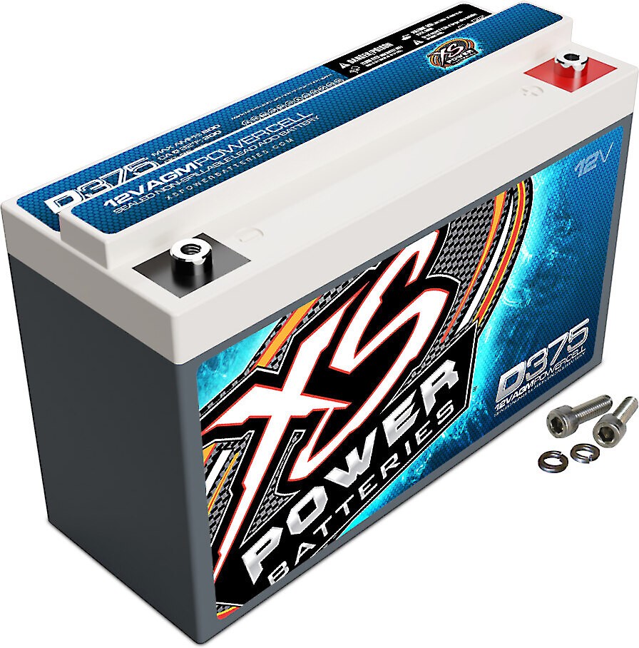 XS Power D375 12V AGM Batt Max 800A/CA300/Ah17  600W