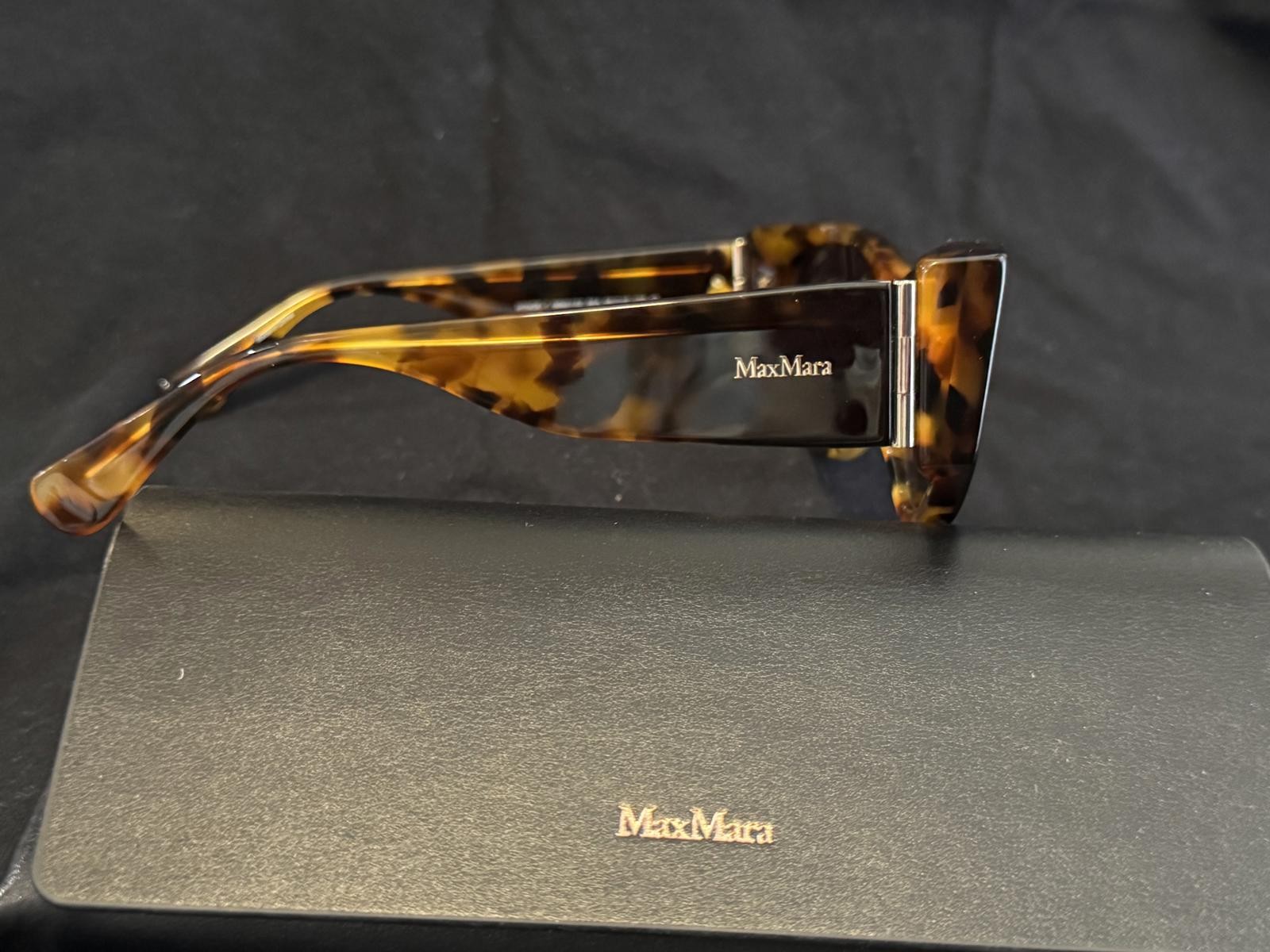 MaxMara Tortoise Cat Eye Sunglasses with Case